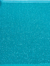 Dantela Couture Turcoaz cu Model General, cu Margele si Paiete