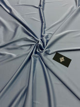 Szatén elasztikus prémium poros kék