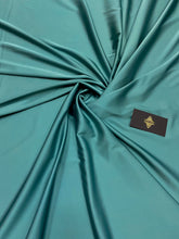 Szatén Rugalmas Selymes Prémium Tengerzöld