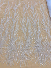 Dantela Couture Diamond cu Siraguri, cu Margele si Paiete