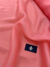 Organza Sidefata Roz Coral -  3 m Latime