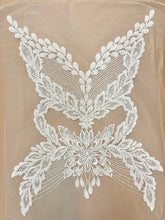 Virágmintás Melltartó Szett Kristályokkal, Gyöngyökkel és Flitterekkel