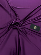 Szatén Rugalmas Selymes Prémium Sötétlila