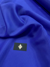 Organza Sidefata Albastru Royal -  3 m Latime