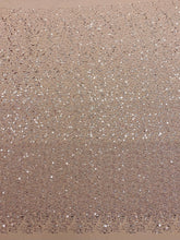 Dantela Couture Auriu Rose in Degrade, cu Perle, Margele si Paiete