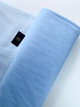 Tüll Klasszikus Világoskék Baba - 3 m Szélesség