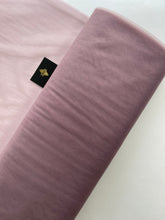 Tüll Klasszikus Sötét Poros Rózsaszín - 3 m Szélesség