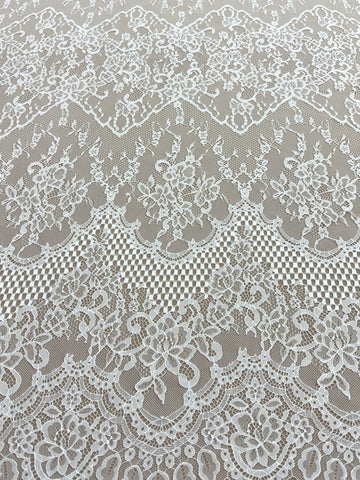 Dantela Chantilly Ivory - Cupon 3 m