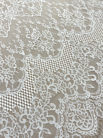 Dantela Chantilly Ivory - Cupon 3 m