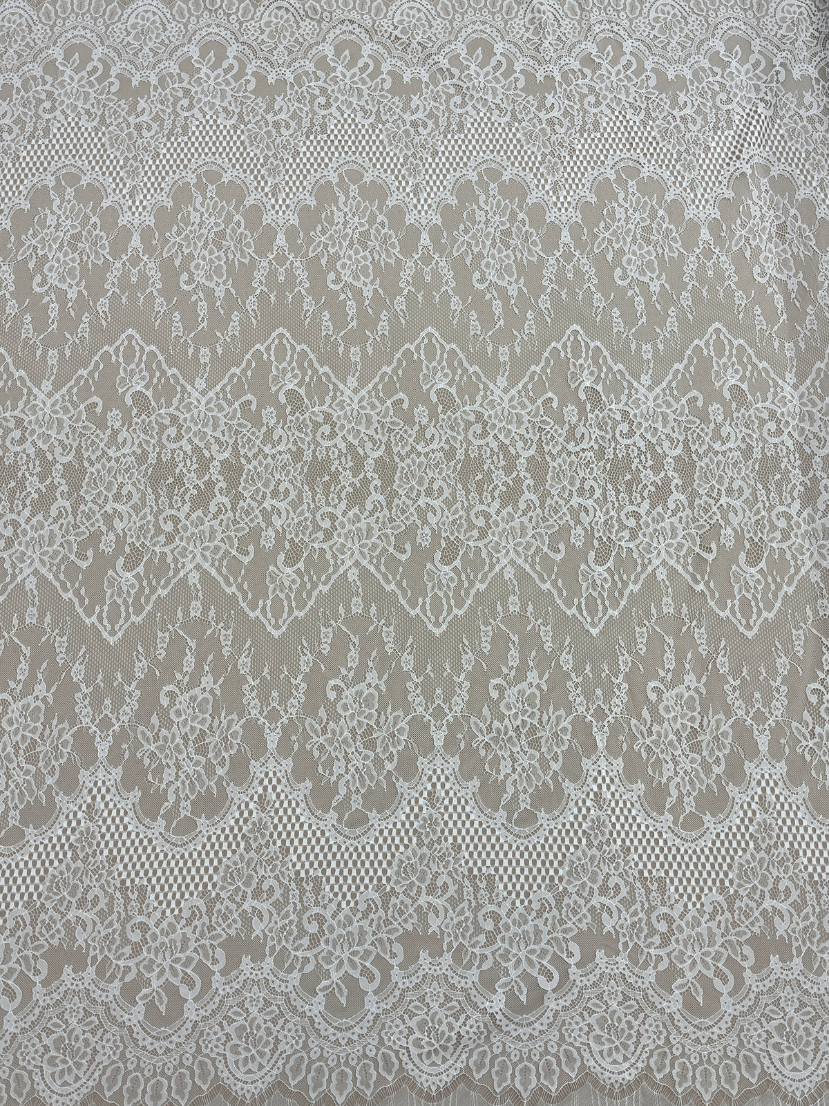 Dantela Chantilly Ivory - Cupon 3 m