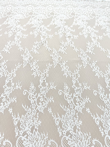Dantela Chantilly Ivory - Cupon 3 m
