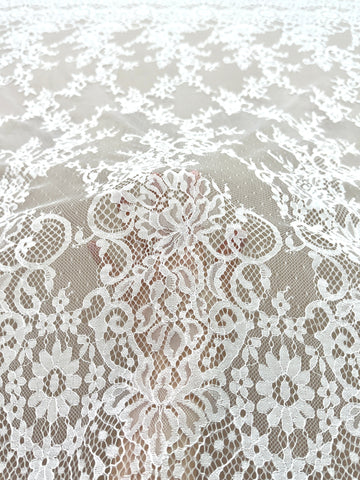 Dantela Chantilly Ivory - Cupon 3 m