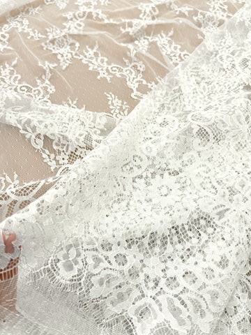 Dantela Chantilly Ivory - Cupon 3 m
