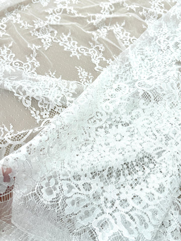 Dantela Chantilly Ivory - Cupon 3 m