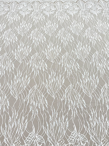 Dantelă Chantilly Ivory - Cupon 3 m