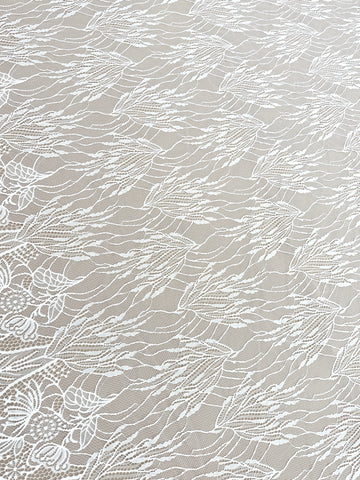 Dantelă Chantilly Ivory - Cupon 3 m