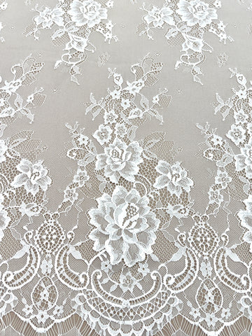 Dantela Chantilly Ivory - Cupon 3 m