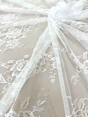 Dantela Chantilly Ivory - Cupon 3 m