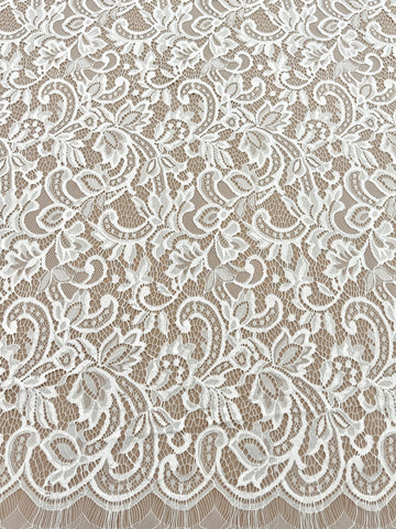 Dantela Chantilly Ivory - Cupon 3 m