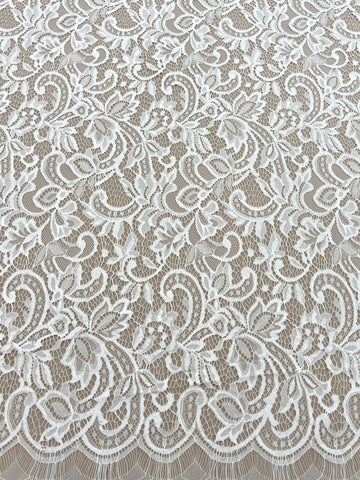 Dantela Chantilly Ivory - Cupon 3 m