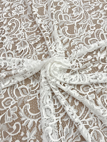 Dantela Chantilly Ivory - Cupon 3 m