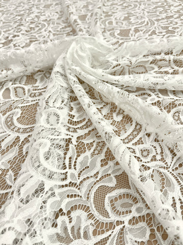 Dantela Chantilly Ivory - Cupon 3 m