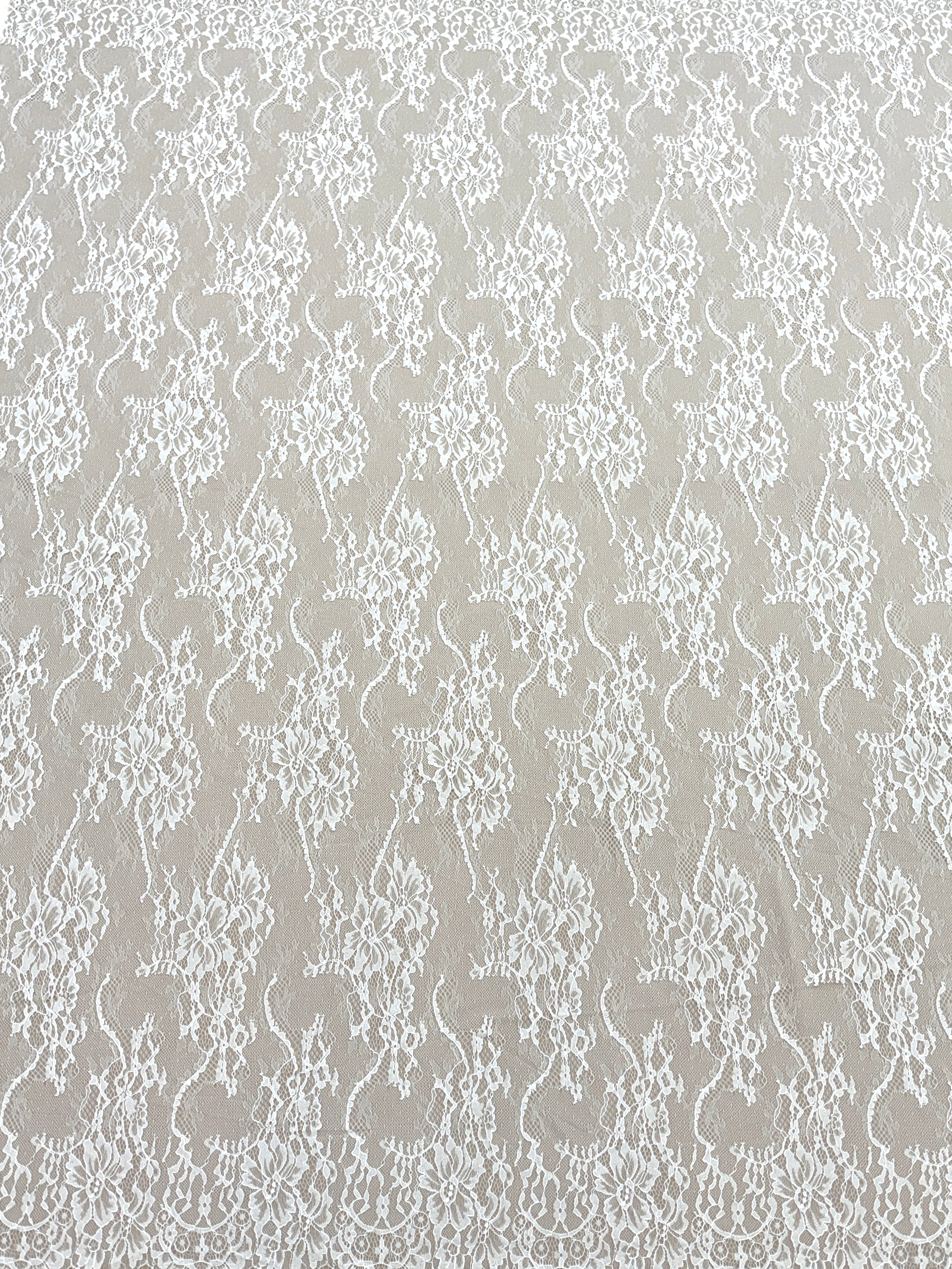 Dantela Chantilly Ivory - Cupon 3 m