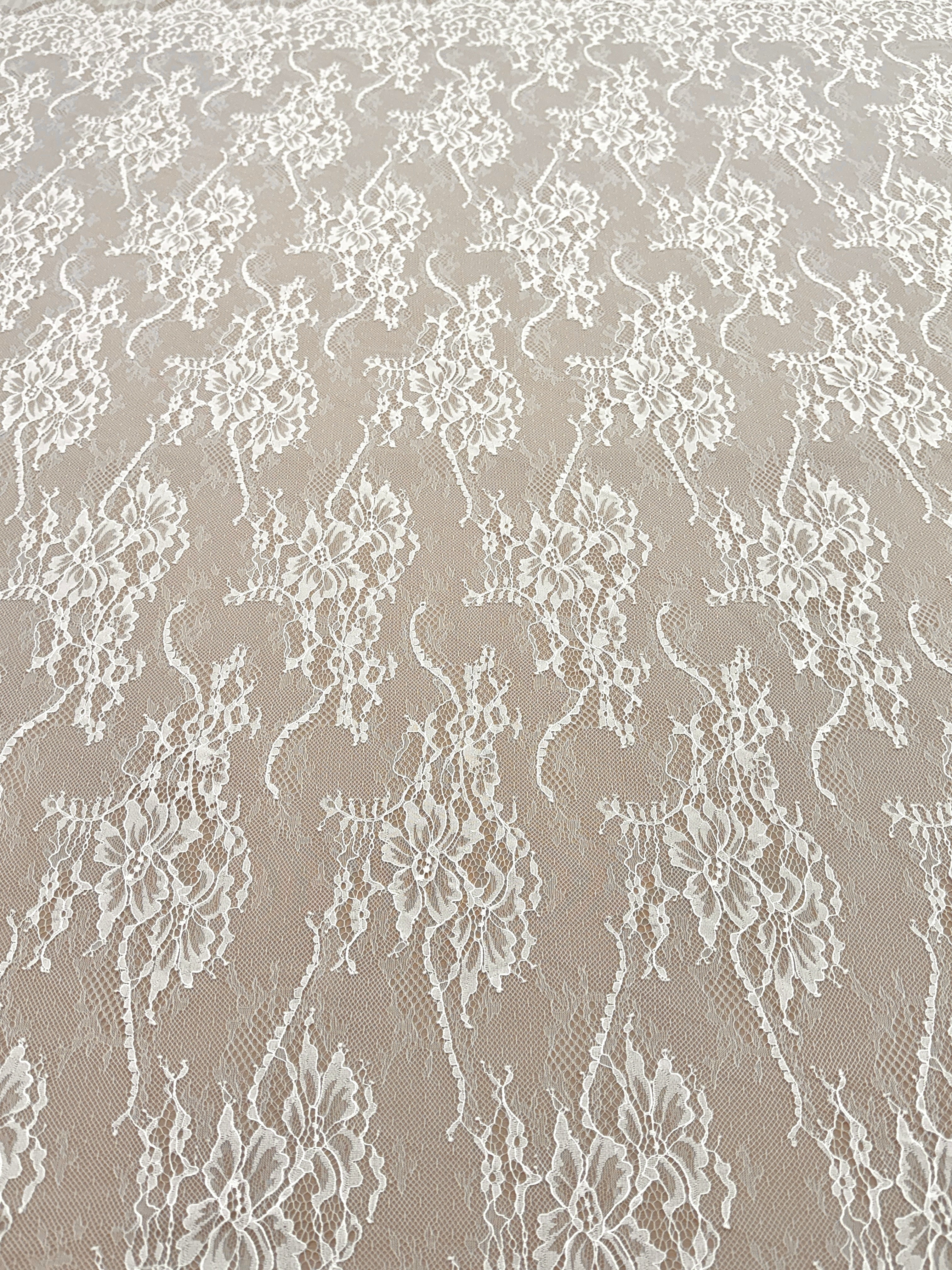 Dantela Chantilly Ivory - Cupon 3 m