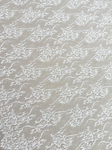 Dantela Chantilly Ivory - Cupon 3 m
