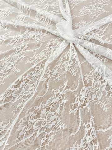 Dantela Chantilly Ivory - Cupon 3 m