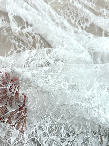 Dantela Chantilly Ivory - Cupon 3 m
