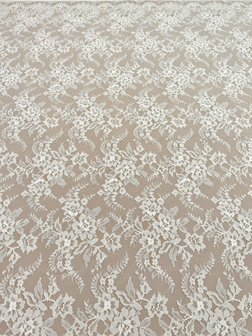 Dantela Chantilly Ivory - Cupon 3 m