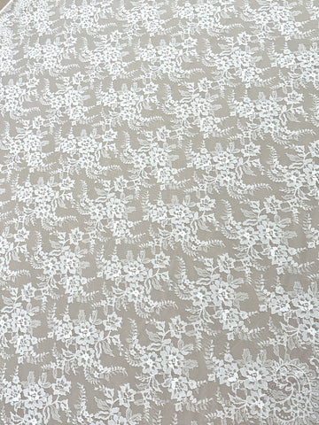Dantela Chantilly Ivory - Cupon 3 m