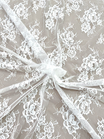 Dantela Chantilly Ivory - Cupon 3 m