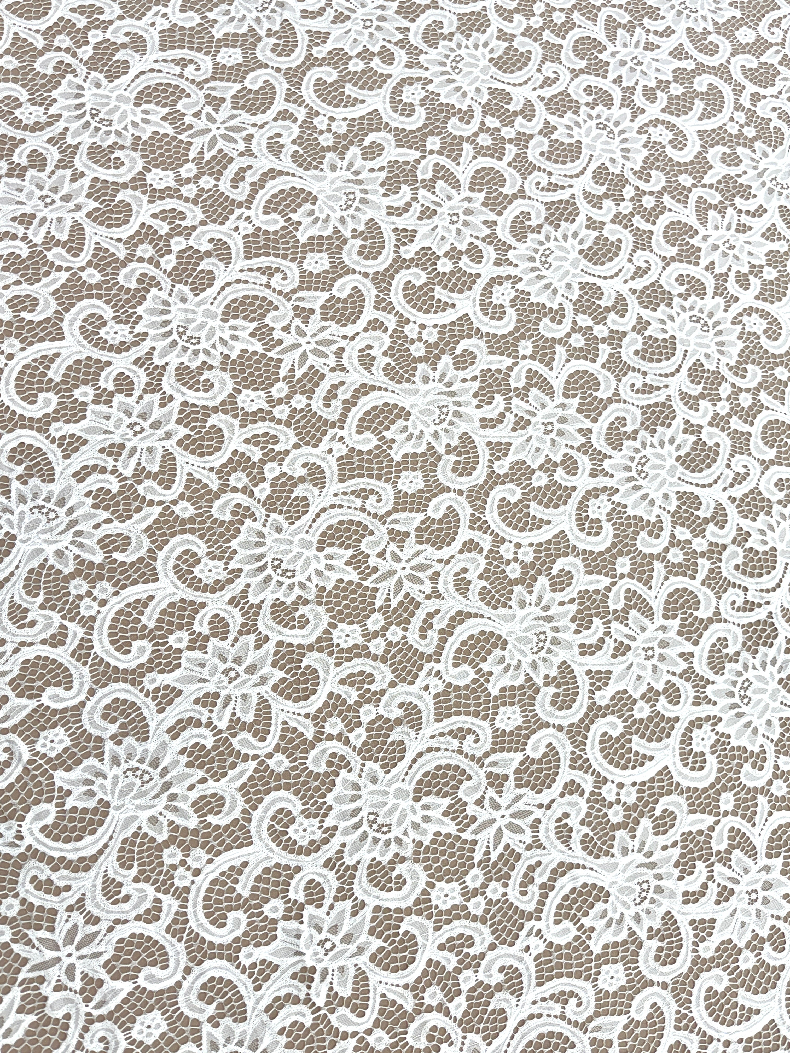 Dantelă Chantilly Ivory - Cupon 3 m