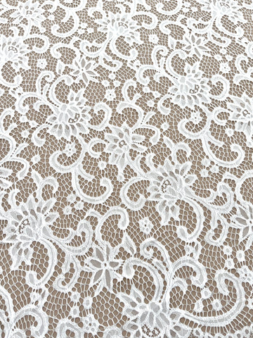 Dantelă Chantilly Ivory - Cupon 3 m