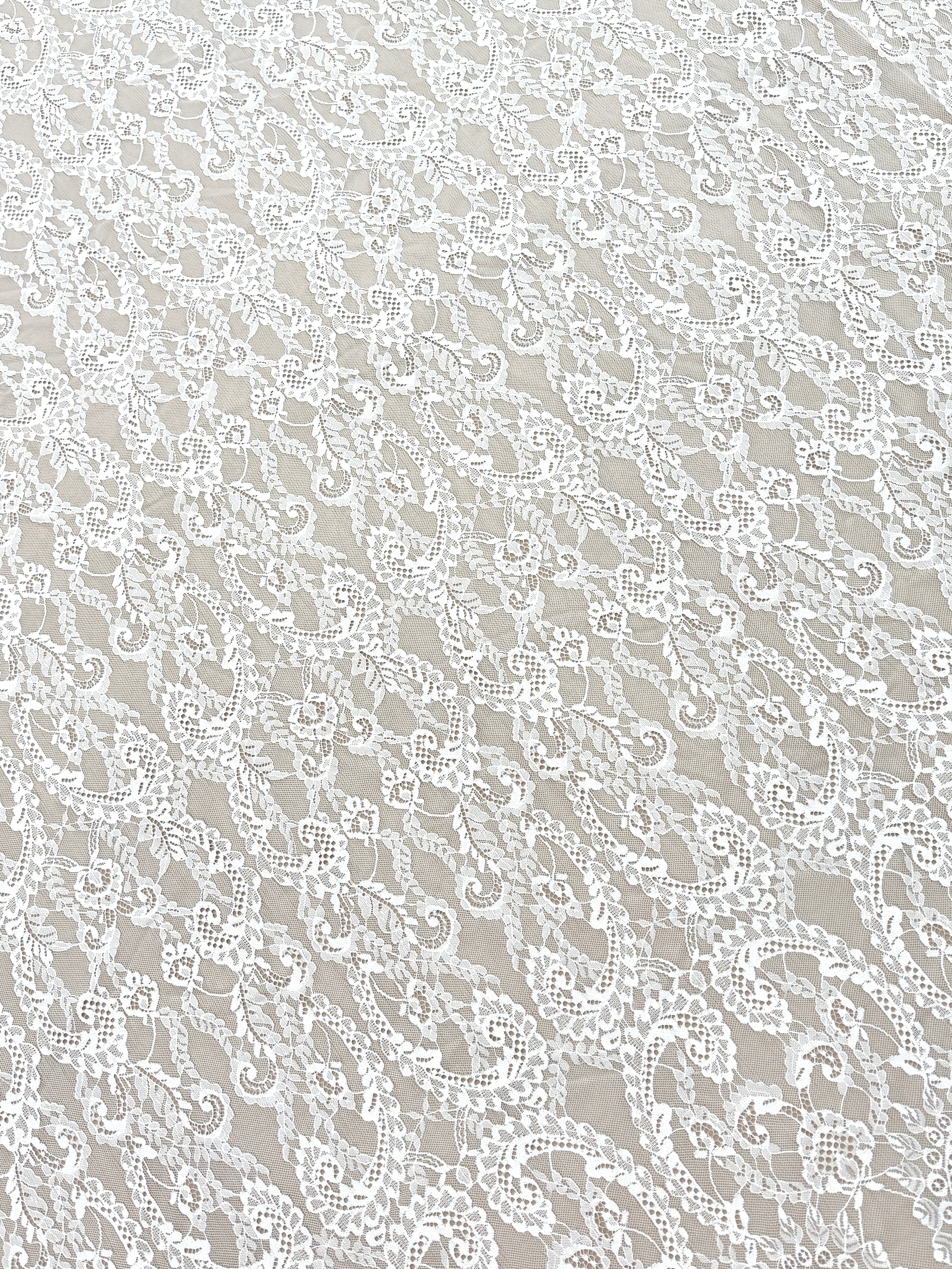 Dantela Chantilly Ivory - Cupon 3 m