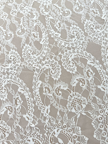 Dantela Chantilly Ivory - Cupon 3 m