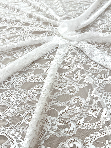 Dantela Chantilly Ivory - Cupon 3 m