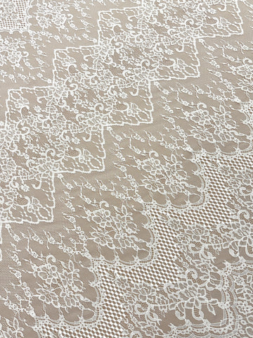 Dantela Chantilly Ivory - Cupon 3 m
