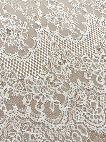 Dantela Chantilly Ivory - Cupon 3 m