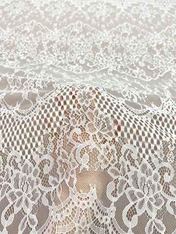 Dantela Chantilly Ivory - Cupon 3 m