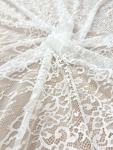 Dantela Chantilly Ivory - Cupon 3 m