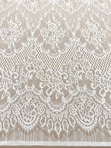 Dantela Chantilly Ivory - Cupon 3 m