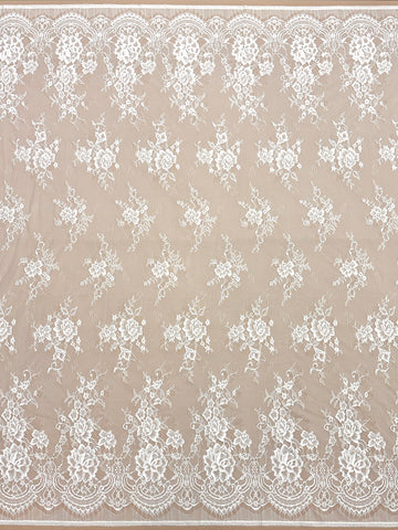Dantela Chantilly Ivory - Cupon 3 m