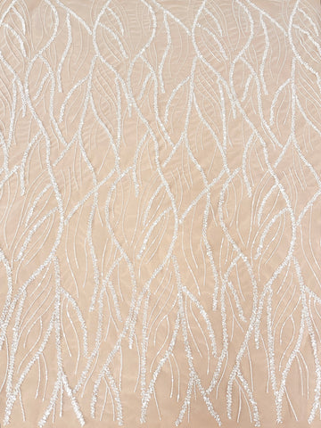 Couture Diamond Lace with Beads and Sequins