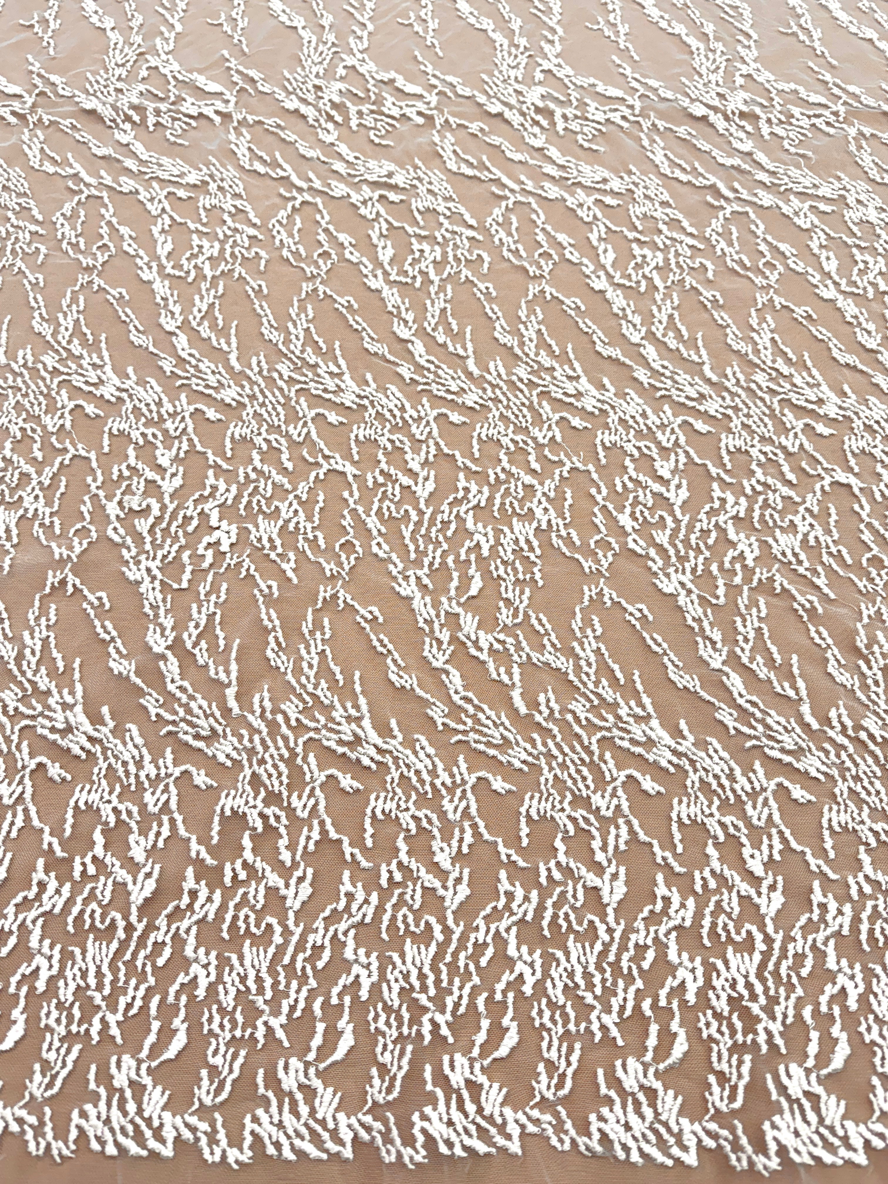 Ivory Couture Embroidered Lace