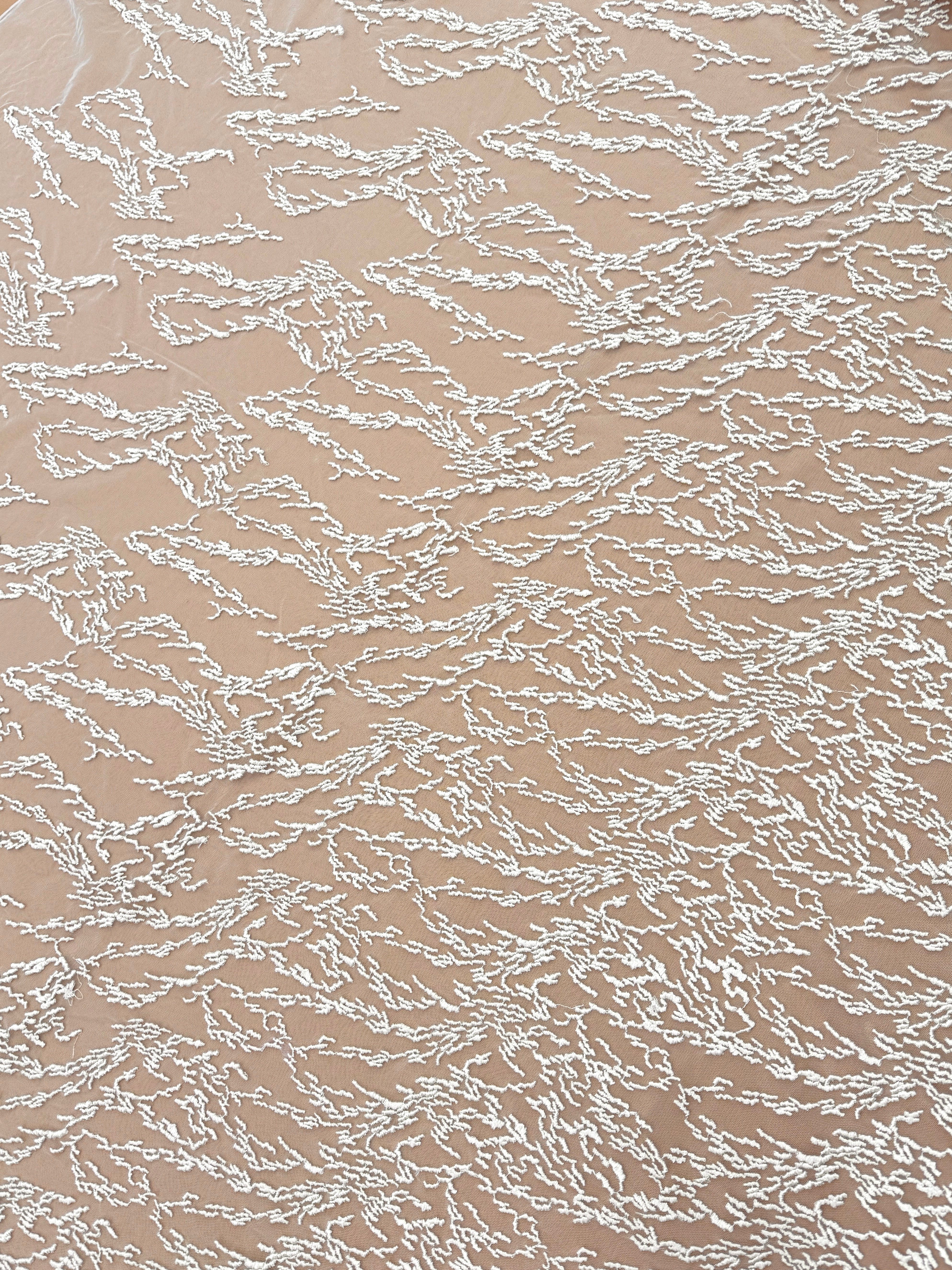 Ivory Couture Embroidered Lace