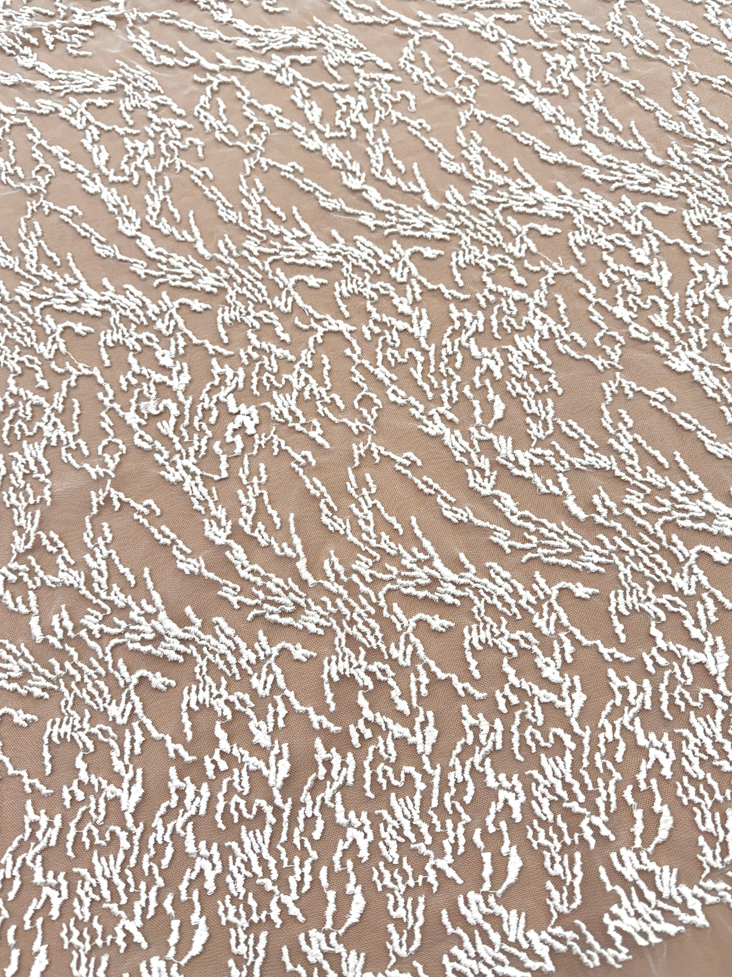 Ivory Couture Embroidered Lace