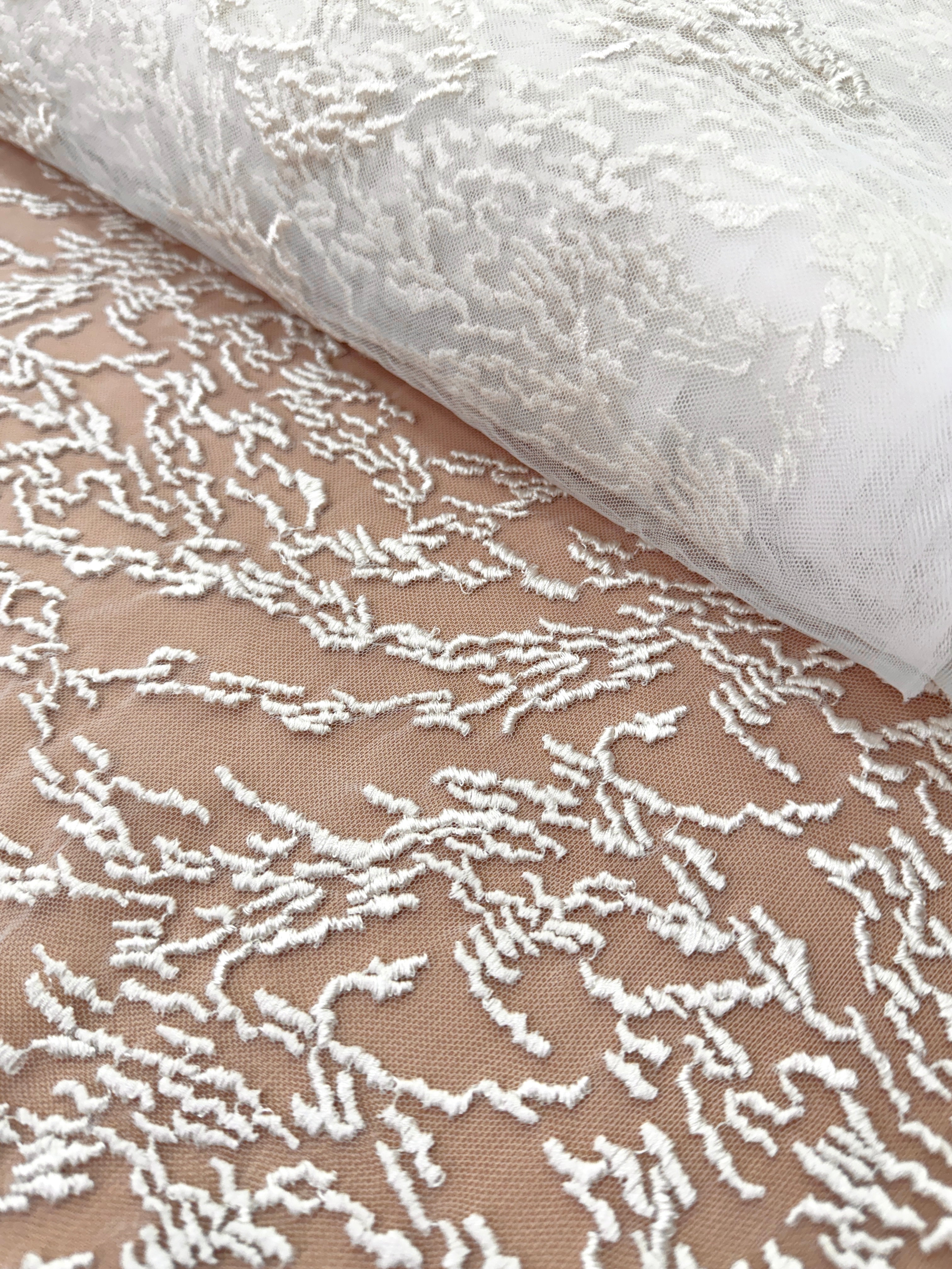 Ivory Couture Embroidered Lace